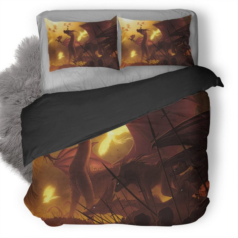War With Dragons G4 Duvet Cover and Pillowcase Set Bedding Set War With Dragons G4 Duvet Cover and Pillowcase Set Bedding Set