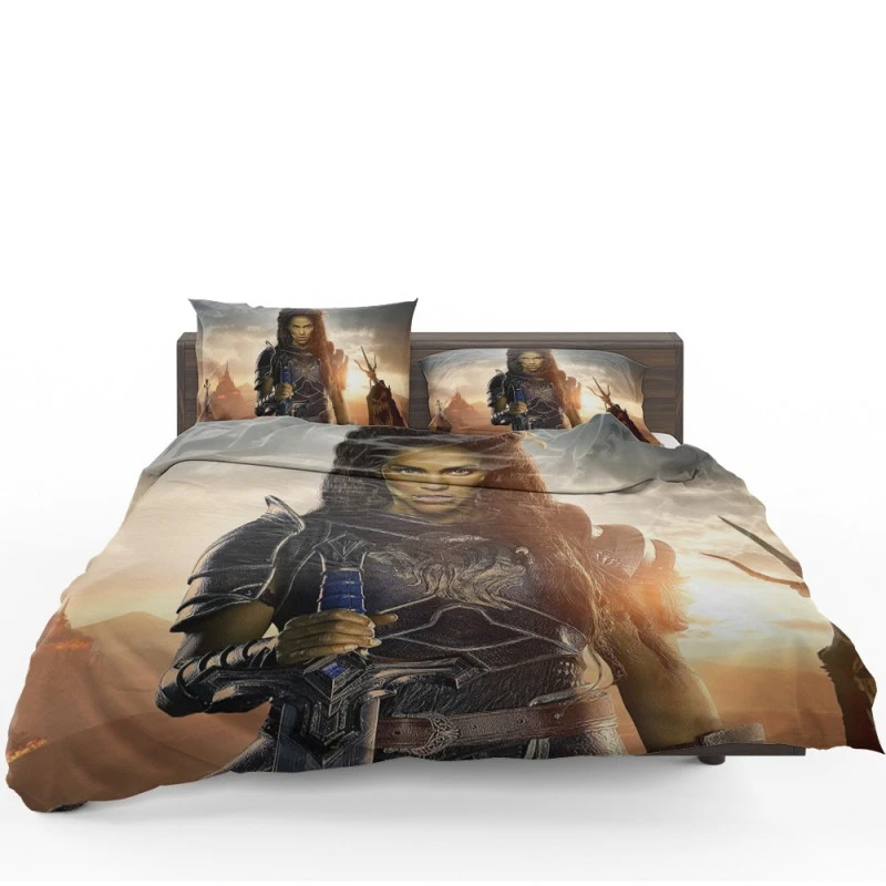 Warcraft Woman Warrior Movie Bedding Set Warcraft Woman Warrior Movie Bedding Set