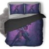 Warrior Robot With Dinosaur 95 Duvet Cover and Pillowcase Set Bedding Set