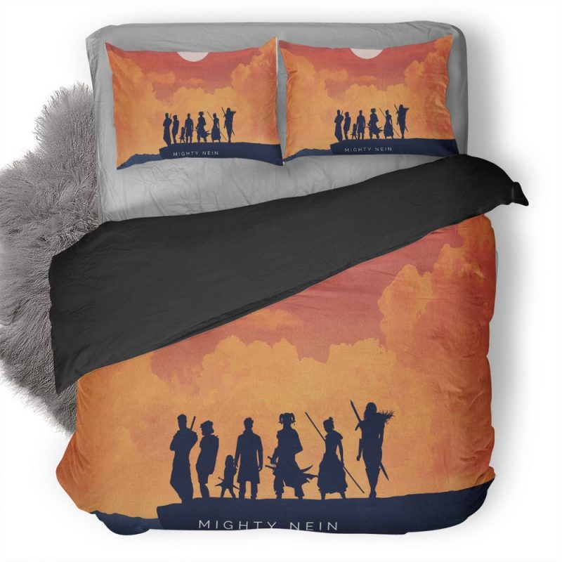 Warriors Mighty Nein Minimalist Art 85 Duvet Cover and Pillowcase Set Bedding Set Warriors Mighty Nein Minimalist Art 85 Duvet Cover and Pillowcase Set Bedding Set