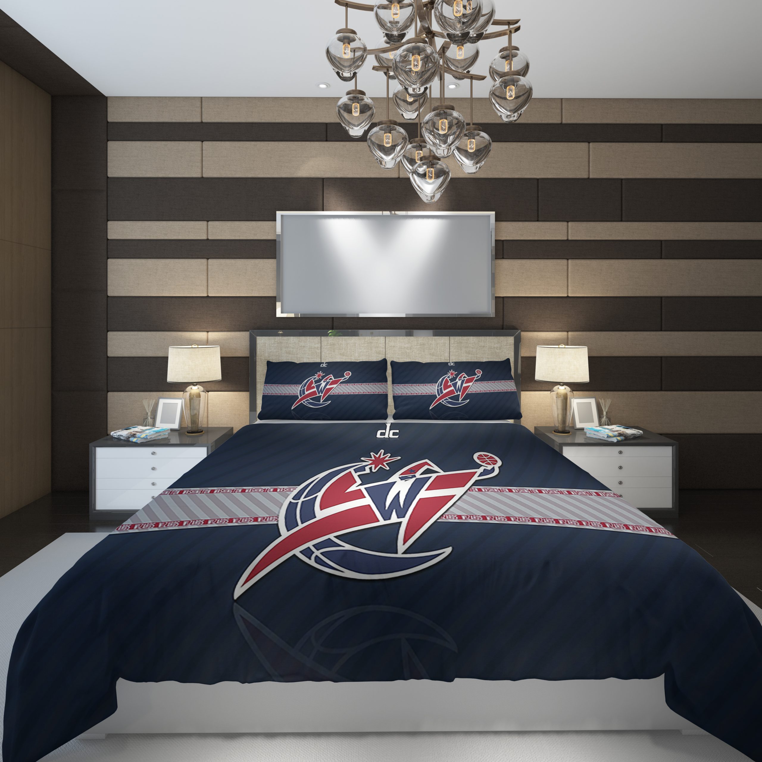 Washington Wizards 112 NBA Basketball ize Duvet Cover and Pillowcase Set Bedding Set Washington Wizards 112 NBA Basketball ize Duvet Cover and Pillowcase Set Bedding Set