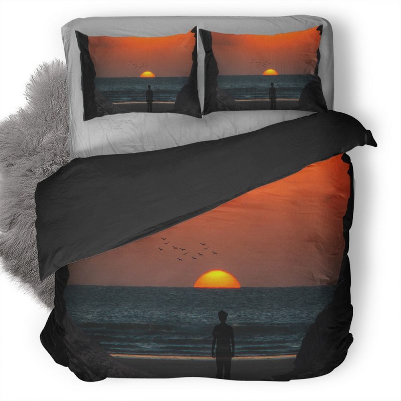 Watching The Sun 2U Duvet Cover and Pillowcase Set Bedding Set Watching The Sun 2U Duvet Cover and Pillowcase Set Bedding Set