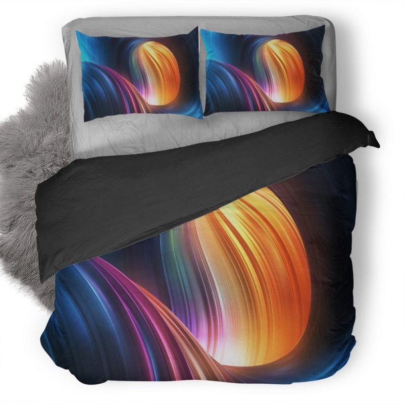 Wave Abstract Colorful Art Graphics Nl Duvet Cover and Pillowcase Set Bedding Set Wave Abstract Colorful Art Graphics Nl Duvet Cover and Pillowcase Set Bedding Set