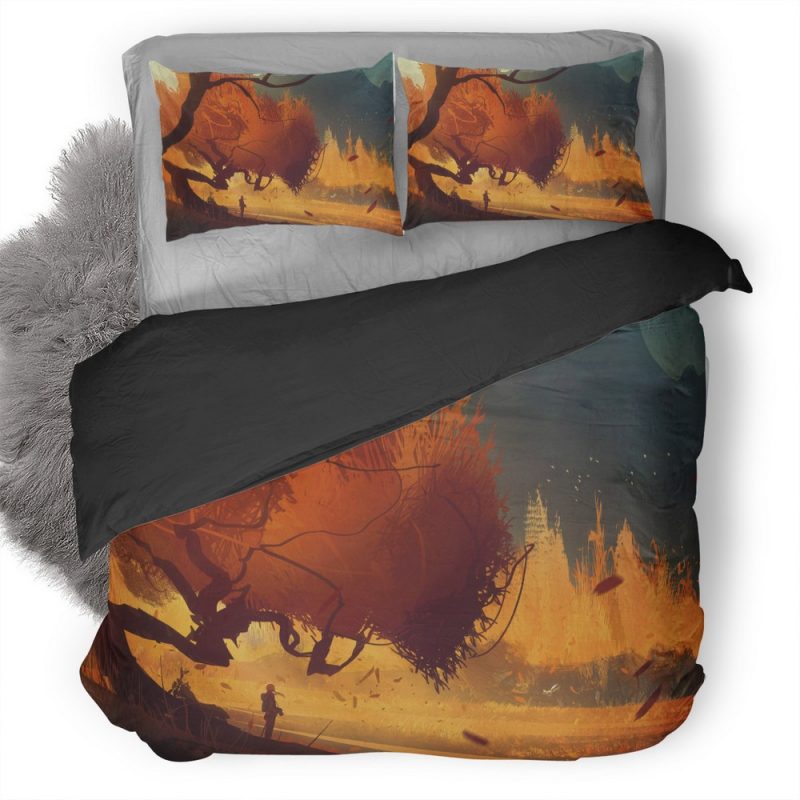 Welcome Autumn Man With Camera Artwork Wv Duvet Cover and Pillowcase Set Bedding Set Welcome Autumn Man With Camera Artwork Wv Duvet Cover and Pillowcase Set Bedding Set