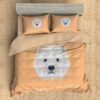 West Highland White Terrier Duvet Cover and Pillowcase Set Bedding Set