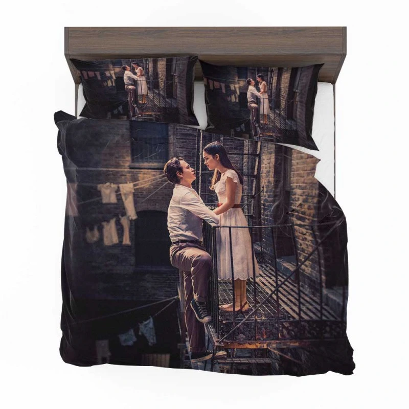 West-Side-Story-Movie-Ansel-Elgort-Rachel-Zegler-Bedding-Set-1