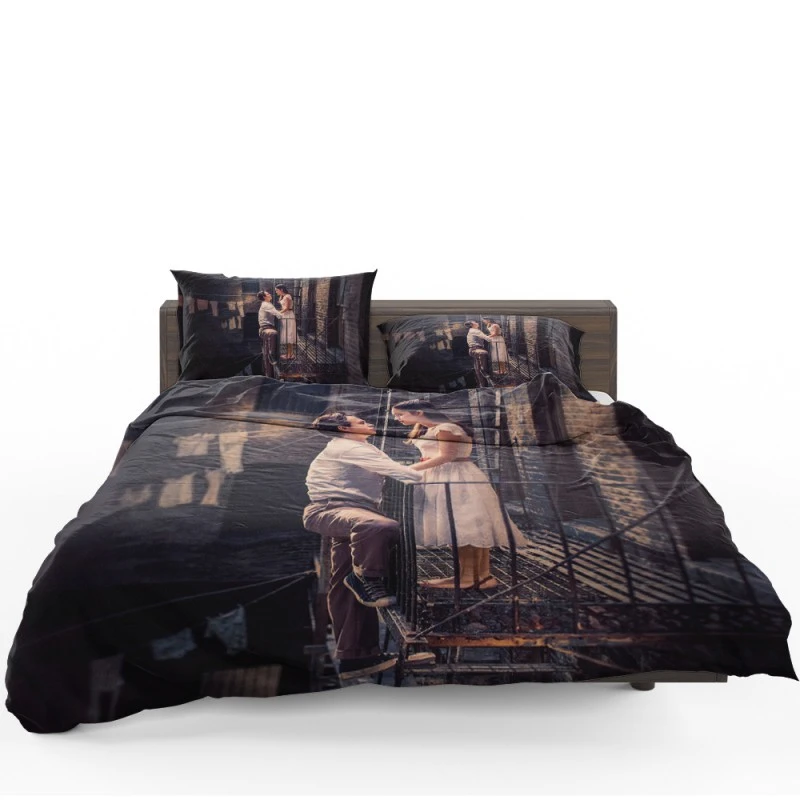 West Side Story Movie Ansel Elgort Rachel Zegler Bedding Set West Side Story Movie Ansel Elgort Rachel Zegler Bedding Set
