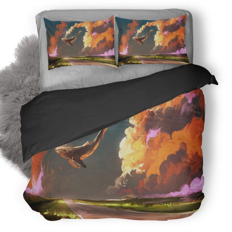 Whale Fantasy Digital Art P9 Duvet Cover and Pillowcase Set Bedding Set Whale Fantasy Digital Art P9 Duvet Cover and Pillowcase Set Bedding Set