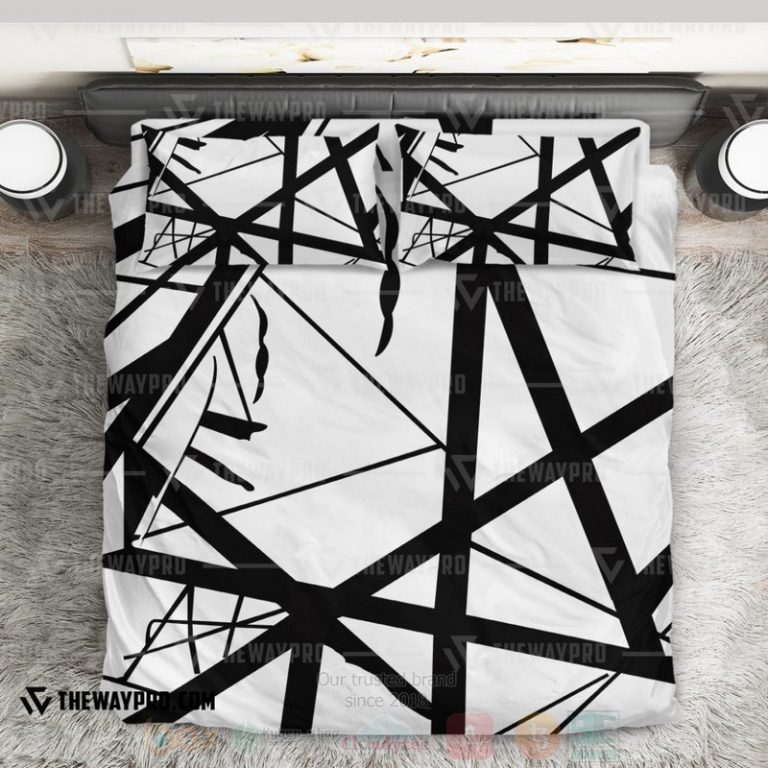 White-Frankenstrat-Strings-Custom-Bedding-Set-1