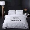 White Versace Bedding Set