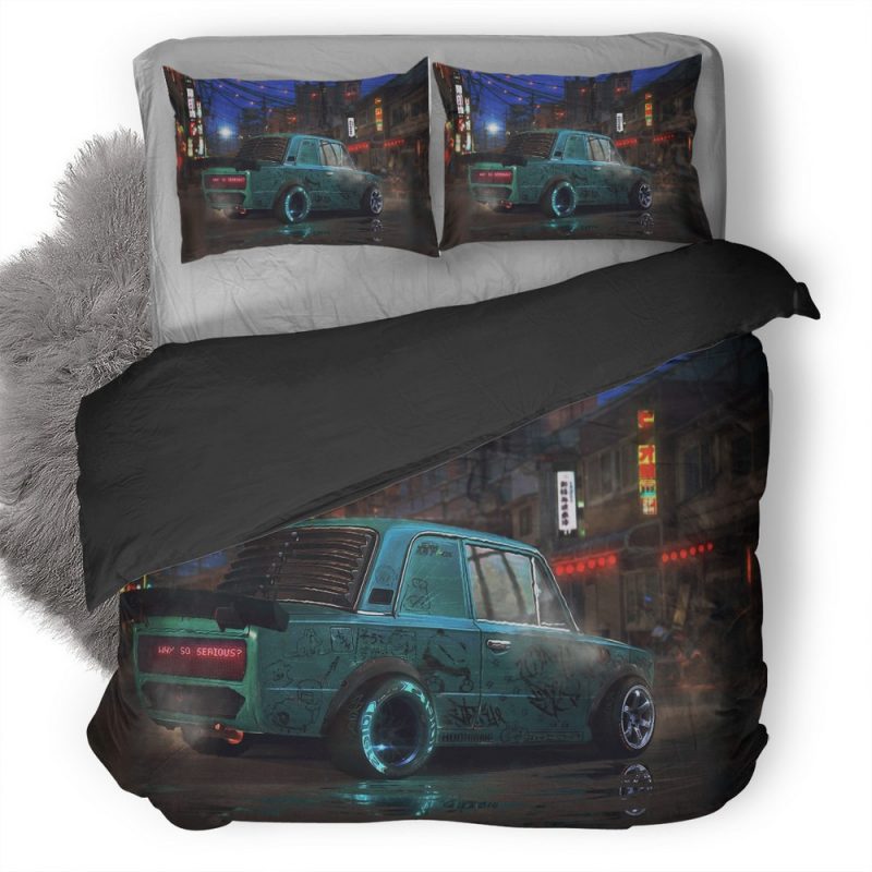 Why So Serious Car 6X Duvet Cover and Pillowcase Set Bedding Set Why So Serious Car 6X Duvet Cover and Pillowcase Set Bedding Set