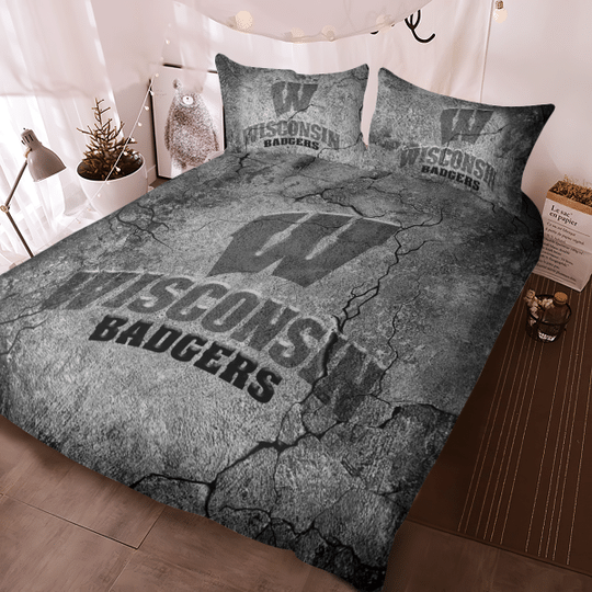 Wicousin-Badger-Art-Crack-Bedding-Set-1
