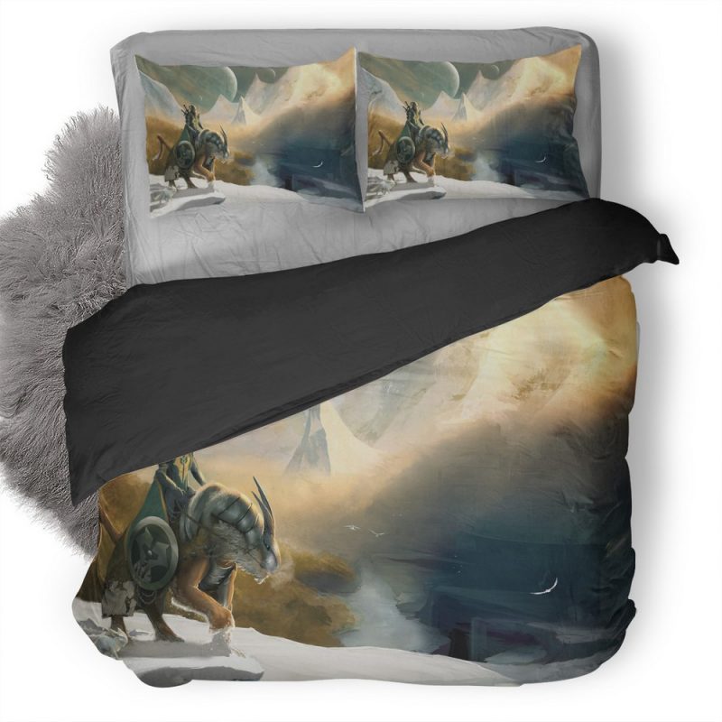Winter Knight Duvet Cover and Pillowcase Set Bedding Set Winter Knight Duvet Cover and Pillowcase Set Bedding Set