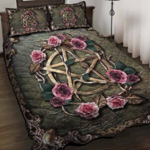 Witch Mystical 3D Pattern Print Quilt Bedding Set