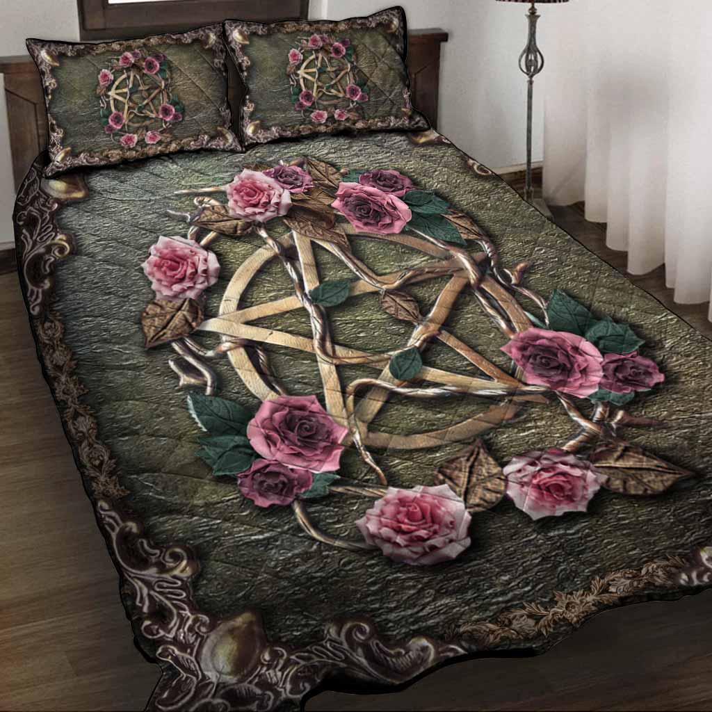 Witch Mystical 3D Pattern Print Quilt Bedding Set Witch Mystical 3D Pattern Print Quilt Bedding Set