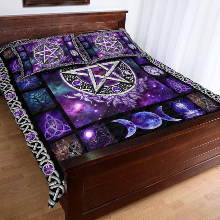Witch-Triple-Moon-Pentagram-Quilt-Bedding-Set-1