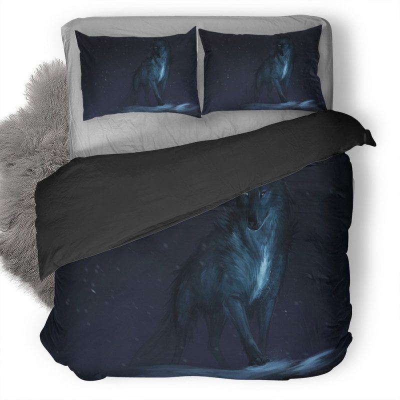 Wolf Drawing So Duvet Cover and Pillowcase Set Bedding Set Wolf Drawing So Duvet Cover and Pillowcase Set Bedding Set