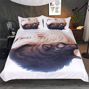 Wolf Duvet Cover and Pillowcase Set Bedding Set 299