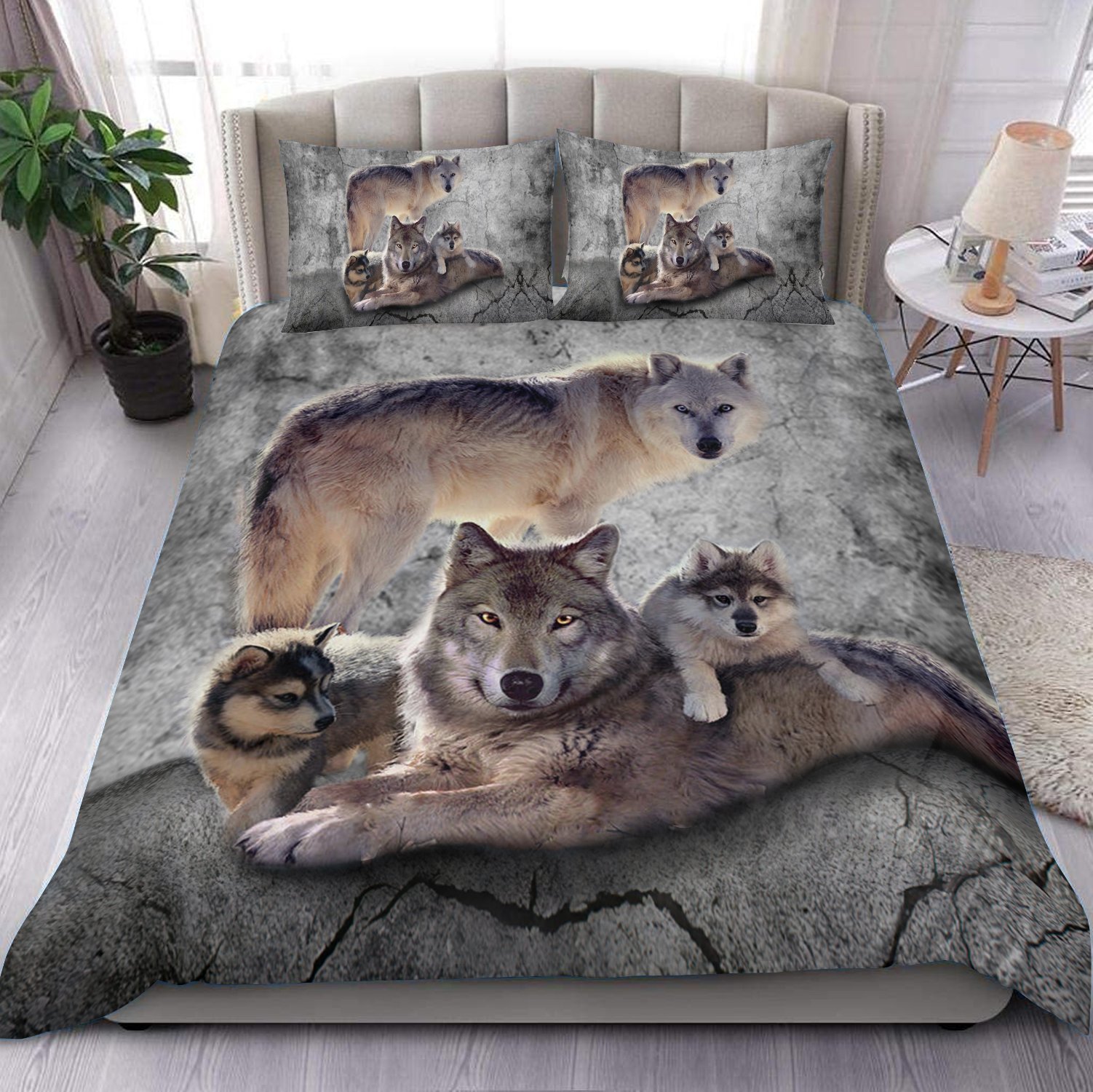 Wolf Family Bedding Set Wolf Family Bedding Set