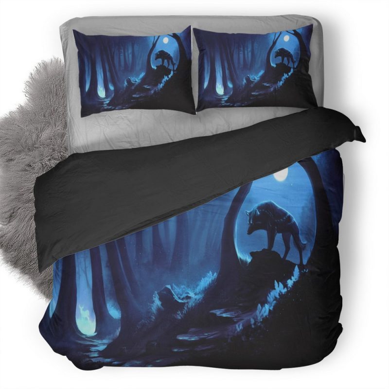 Wolf Hunting Prey 55 Duvet Cover and Pillowcase Set Bedding Set Wolf Hunting Prey 55 Duvet Cover and Pillowcase Set Bedding Set