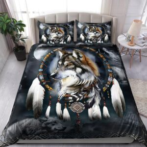 Wolf Native American 3D All Over Printed Bedding Set