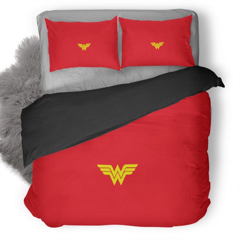 Wonder Woman Logo Hd Duvet Cover and Pillowcase Set Bedding Set Wonder Woman Logo Hd Duvet Cover and Pillowcase Set Bedding Set