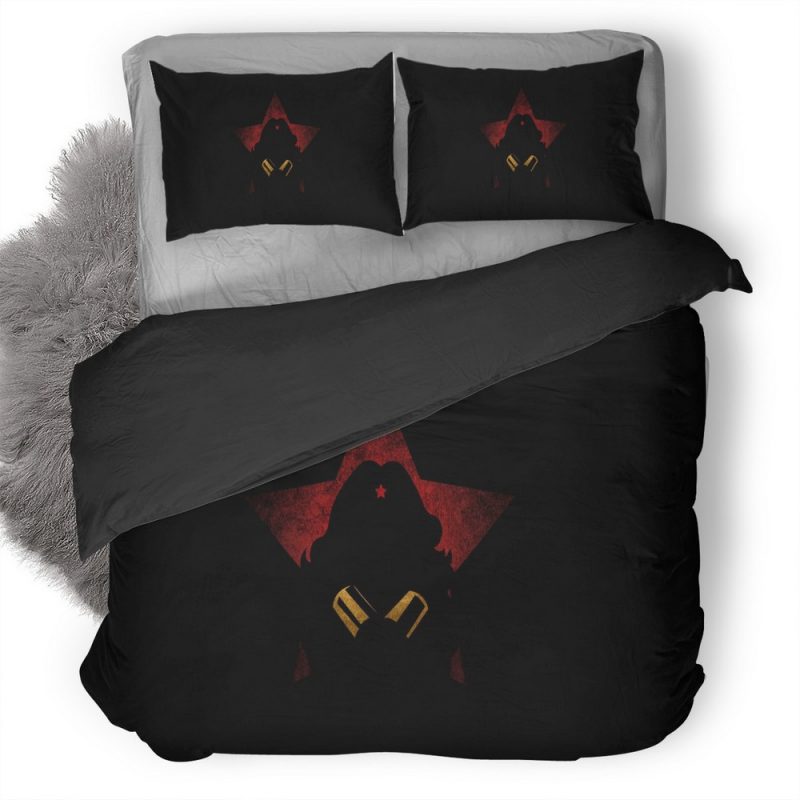 Wonder Woman Minimalism Wide Duvet Cover and Pillowcase Set Bedding Set Wonder Woman Minimalism Wide Duvet Cover and Pillowcase Set Bedding Set