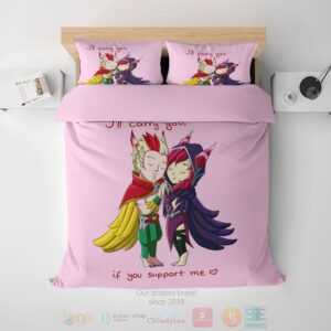 Xayah Rakan I Will Carry You League Of Legends Gamming Bedding Set