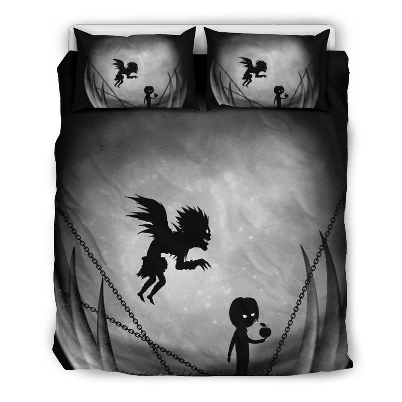 Yagami Ryuk Duvet Cover and Pillowcase Set Bedding Set Yagami Ryuk Duvet Cover and Pillowcase Set Bedding Set