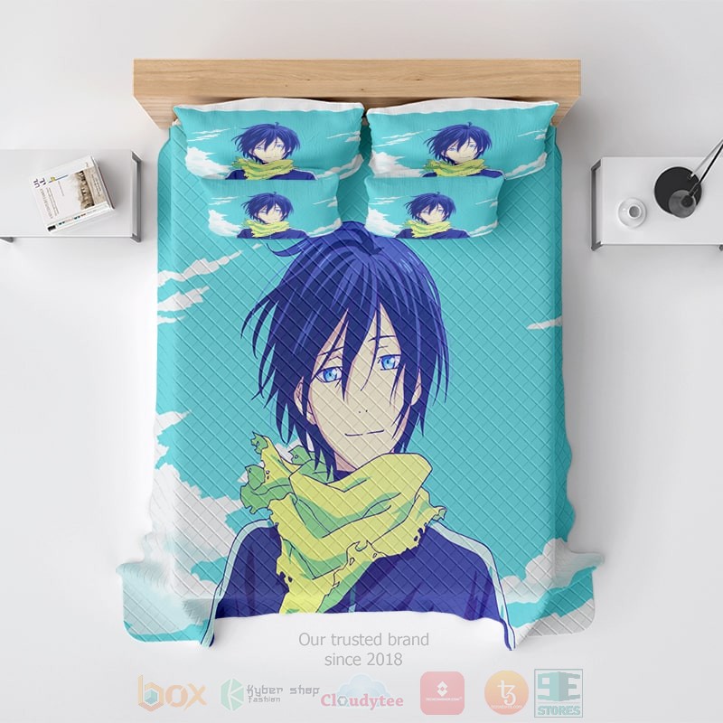 Yato The God Of Distruction Color Glow Bedding Set Yato The God Of Distruction Color Glow Bedding Set