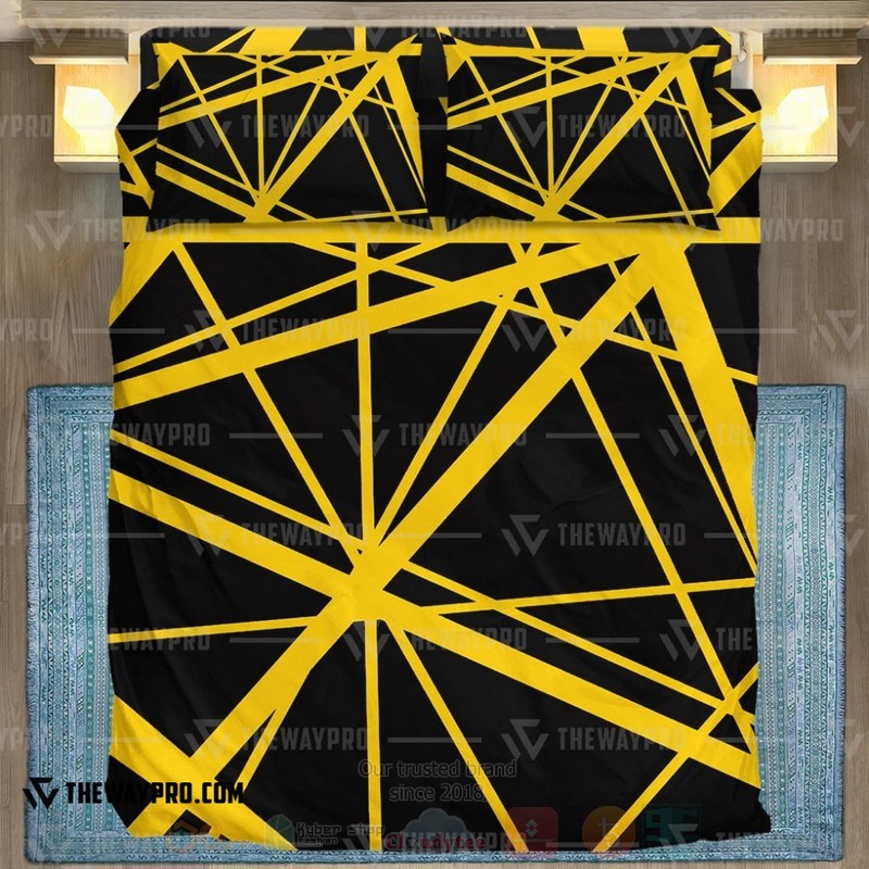 Yellow Frankenstrat Strings Custom Yellow-Black Bedding Set Yellow Frankenstrat Strings Custom Yellow-Black Bedding Set