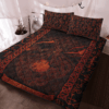 Yggdrasil Red Black Quilt Bedding Set