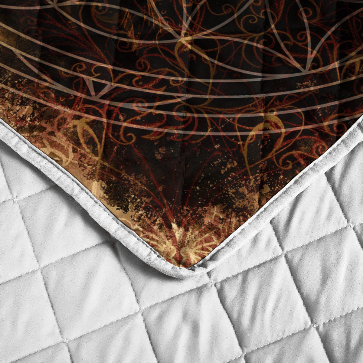 Yggdrasil The Tree Of Life Yellow Black Quilt Bedding Set Yggdrasil The Tree Of Life Yellow Black Quilt Bedding Set