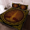 Yggdrasil Tree At Night Quilt Bedding Set
