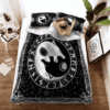 Yin Yang Wolf Viking Quilt Bedding Set