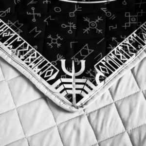 Yin Yang Wolf Viking Quilt Bedding Set