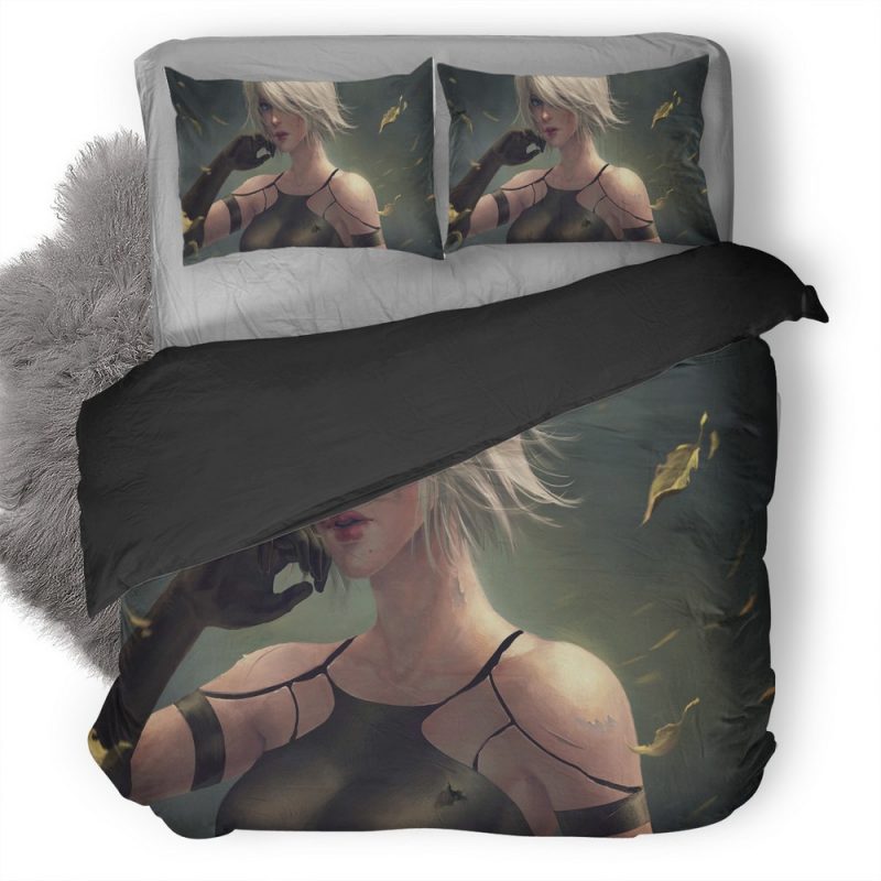 Yorha No 2 Type B Nier Automata 7P Duvet Cover and Pillowcase Set Bedding Set Yorha No 2 Type B Nier Automata 7P Duvet Cover and Pillowcase Set Bedding Set