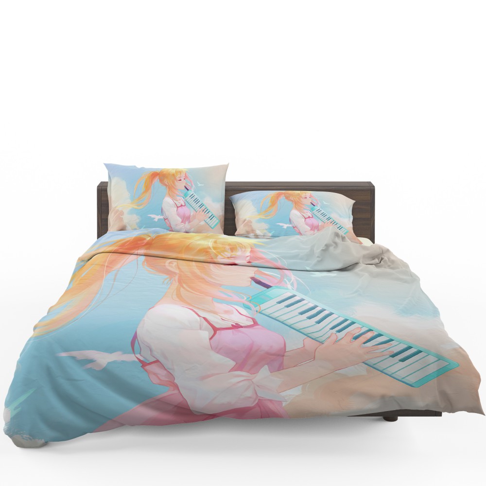 Your Lie In April Kaori Miyazono Bedding Set Your Lie In April Kaori Miyazono Bedding Set
