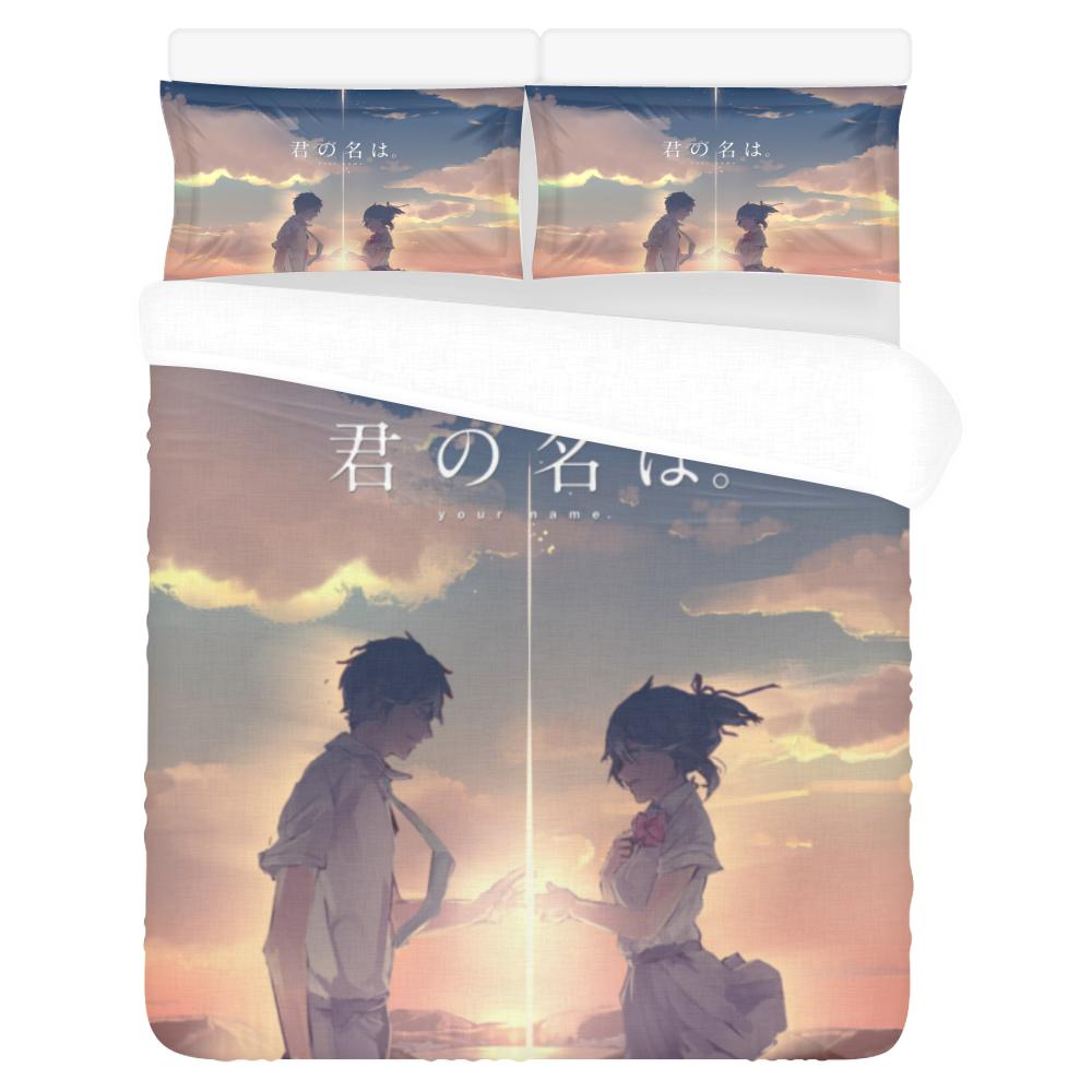 Your Name Duvet Cover and Pillowcase Set Bedding Set 74 Your Name Duvet Cover and Pillowcase Set Bedding Set 74
