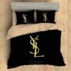 Ysl Yves Saint Laurent Inspired Bedding Set