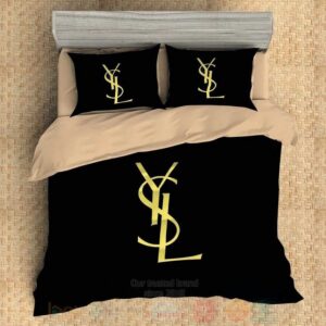 Ysl Yves Saint Laurent Inspired Bedding Set