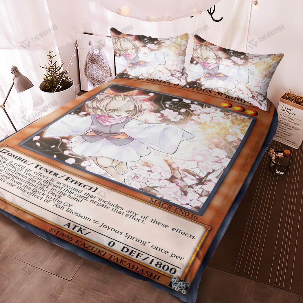Yu Gi Oh Ash Blossom & Joyous Spring Custom Bedding Set Yu Gi Oh Ash Blossom & Joyous Spring Custom Bedding Set
