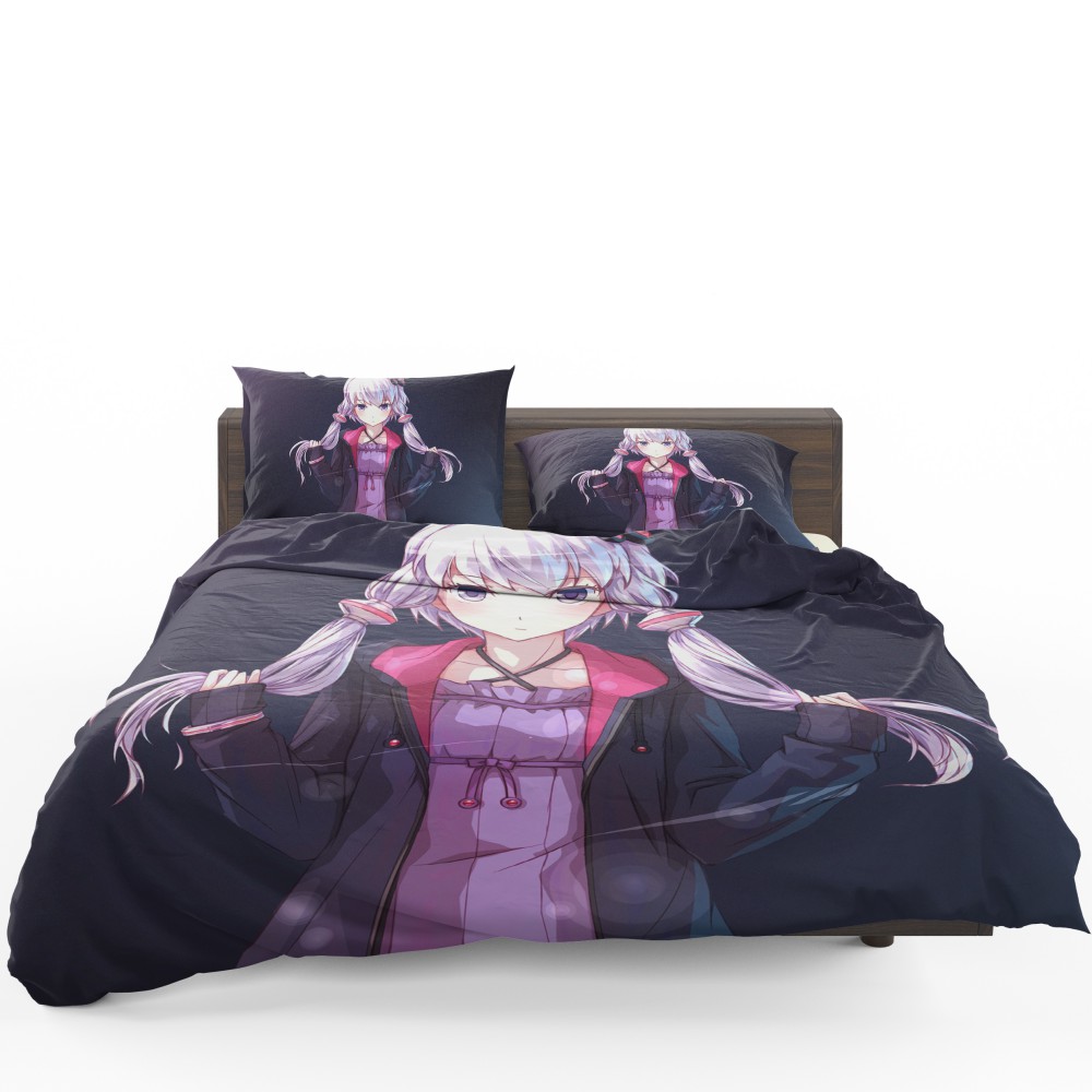 Yuzuki Yukari Vovaloid Anime Girl Bedding Set Yuzuki Yukari Vovaloid Anime Girl Bedding Set