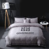 Yves Saint Laurent Blue Yellow Logo All Over Print Bedding Set