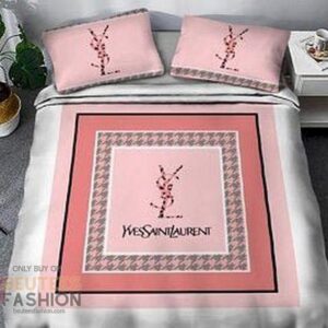 Yves Saint Laurent Pink 2 Duvet Cover Sheet Cover Pillow Cases Luxury Bedding Sets