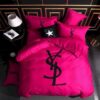 Yves Saint Laurent Pink Bedding Set