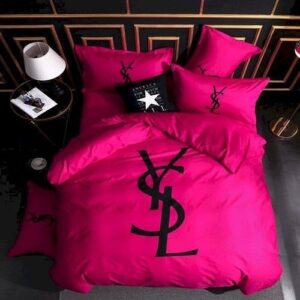 Yves Saint Laurent Pink Bedding Set