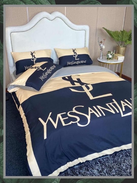 Yves Saint Laurent Quilt Bedding Set Yves Saint Laurent Quilt Bedding Set