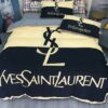 Yves Saint Laurent Yellow Blue Bedding Set