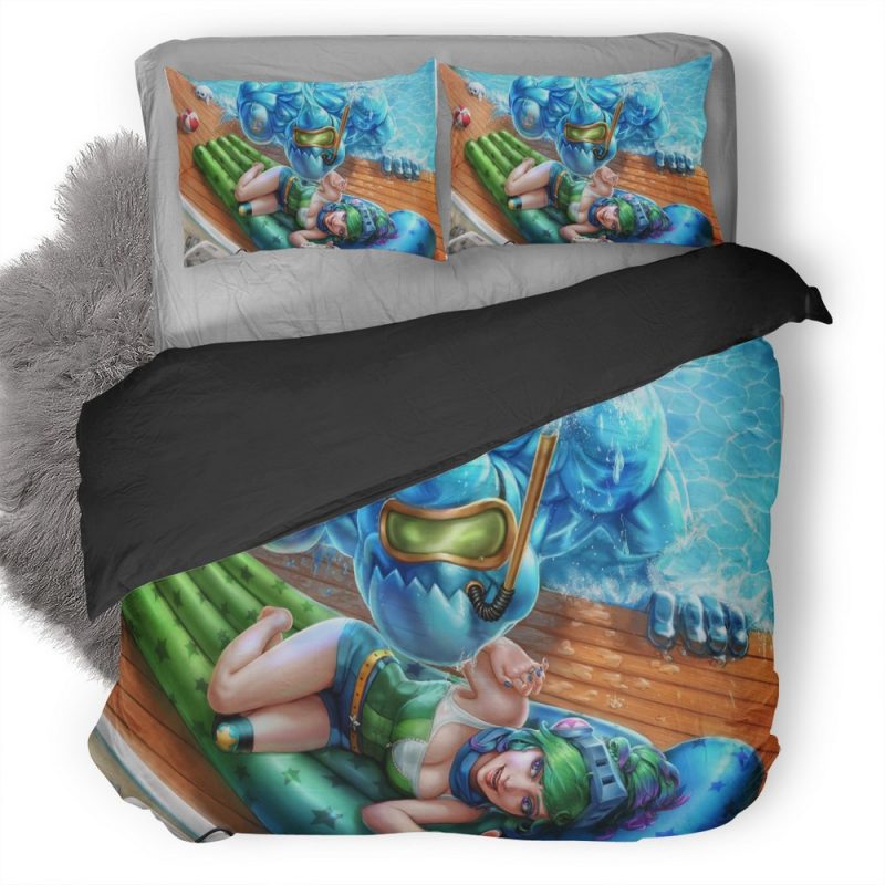 Zac Riven League Of Legends Image Duvet Cover and Pillowcase Set Bedding Set Zac Riven League Of Legends Image Duvet Cover and Pillowcase Set Bedding Set